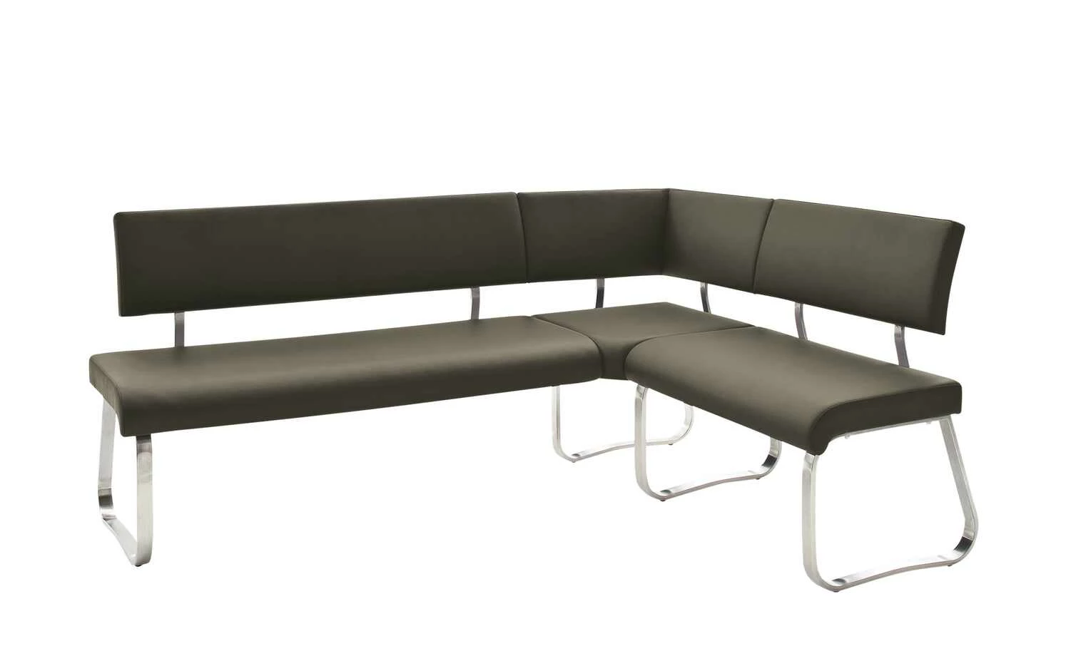 uno Eckbank Letitia | Grau Kunstleder 1 uno Eckbank Letitia | Grau Kunstleder