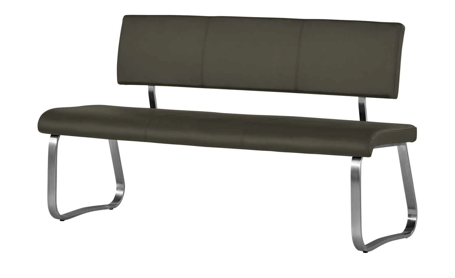 uno Polsterbank Letitia | Grau 155|cm Kunstleder 1 uno Polsterbank Letitia | Grau 155|cm Kunstleder