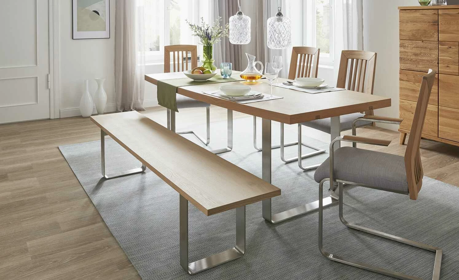 Wohnwert Sitzbank Die Wangenbank | Holzwerkstoff furniert 180|cm 1 Wohnwert Sitzbank Die Wangenbank | Holzwerkstoff furniert 180|cm