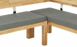 Woodford Eckbank massiv Melia | Shark Skin (Hellgrau) Kernbuche rechts ca. 208 x 171 cm -Bänke Verkaufsladen 14307923 4 202011132247