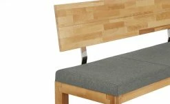 Woodford Eckbank massiv Melia | Shark Skin (Hellgrau) Kernbuche rechts ca. 208 x 171 cm -Bänke Verkaufsladen 14307923 5 202011132247