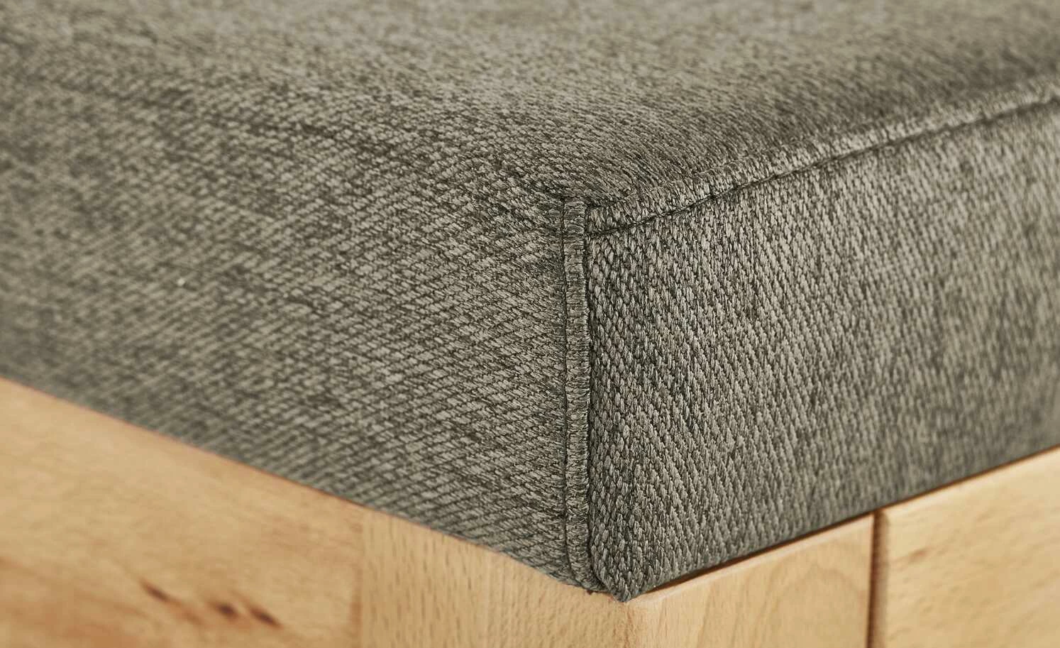 Woodford Polster-Sitzbank massiv Melia | Atmosphere (Beige) Kernbuche 130|cm 4 Woodford Polster-Sitzbank massiv Melia | Atmosphere (Beige) Kernbuche 130|cm – Bild 4