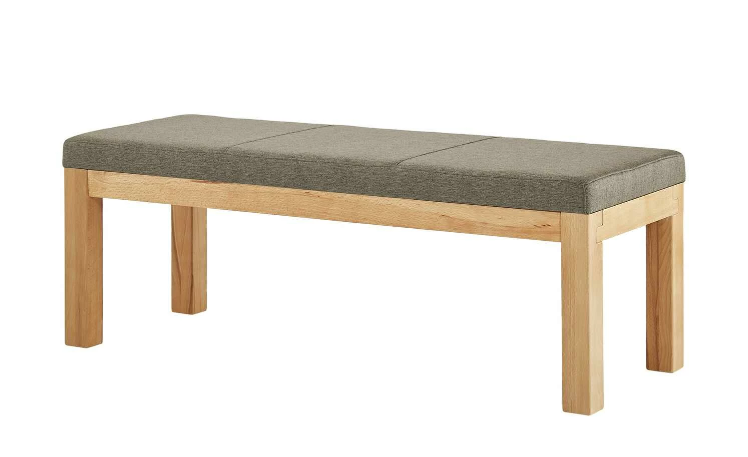 Woodford Polster-Sitzbank massiv Melia | Atmosphere (Beige) Kernbuche 130|cm 2 Woodford Polster-Sitzbank massiv Melia | Atmosphere (Beige) Kernbuche 130|cm – Bild 2