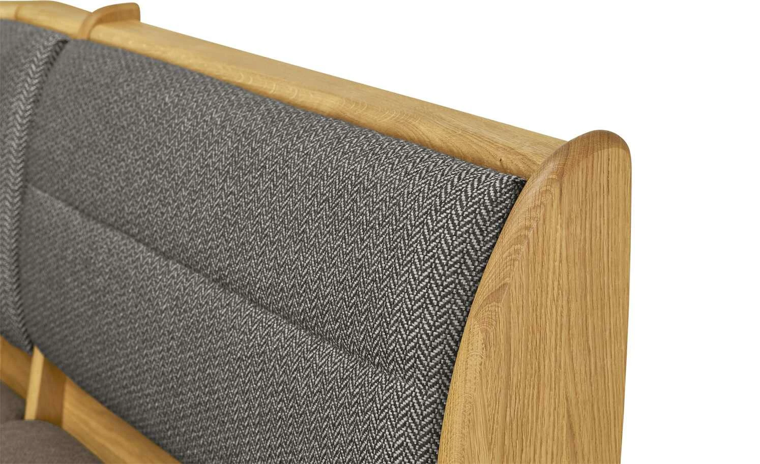 Truheneckbank massiv Multistar | links Braun-Grau 5 Truheneckbank massiv Multistar | links Braun-Grau – Bild 5