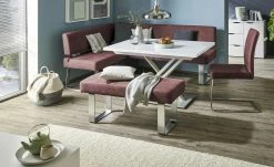 Hockerbank Canto I | Bodeaux (Rot)