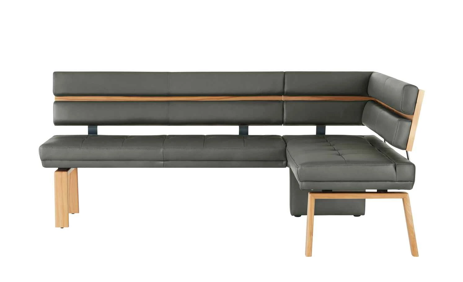 Leder-Eckbank Canto III | Zinn (Grau) links 6 Leder-Eckbank Canto III | Zinn (Grau) links – Bild 6