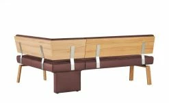 Leder-Eckbank Canto III | Bordo (Rot) links -Bänke Verkaufsladen 14308021 13 202011112249