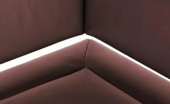 Leder-Eckbank Canto III | Bordo (Rot) links -Bänke Verkaufsladen 14308021 7 202011112249