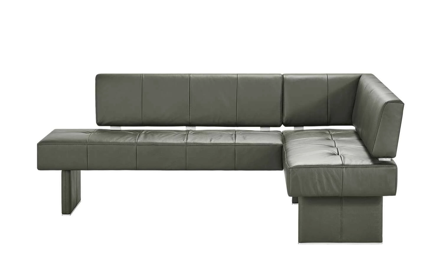 Leder-Eckbank Spider 2 | Zinn (Grau) links 2 Leder-Eckbank Spider 2 | Zinn (Grau) links – Bild 2