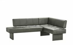 Leder-Eckbank Spider 2 | Zinn (Grau) links