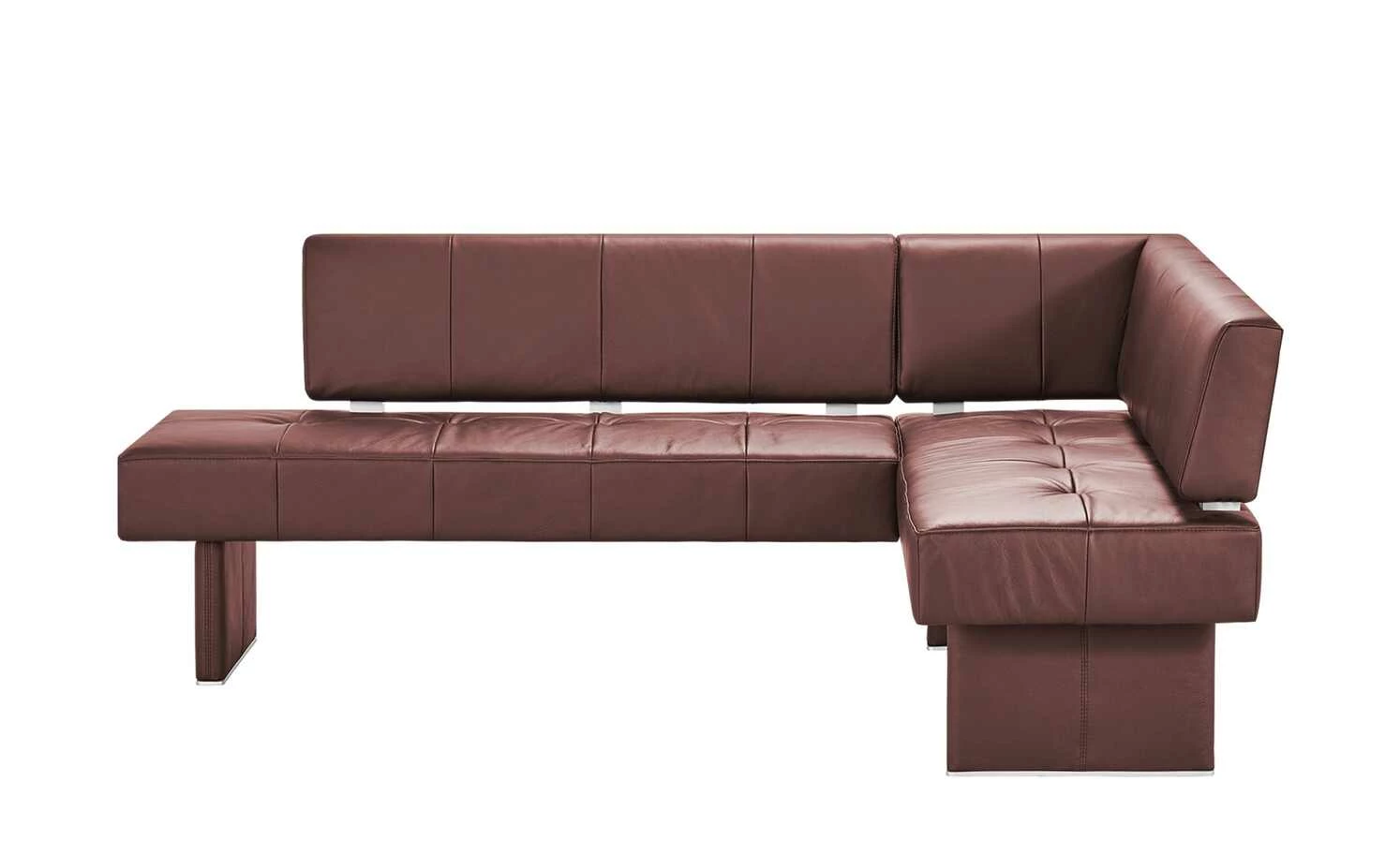 Leder-Eckbank Spider 2 | Bordo (Rot) links 2 Leder-Eckbank Spider 2 | Bordo (Rot) links – Bild 2