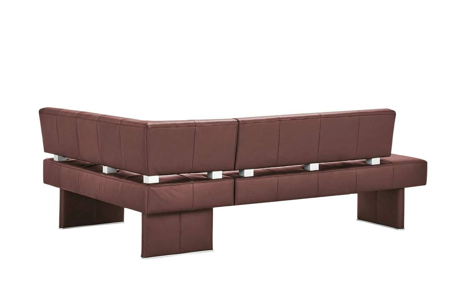 Leder-Eckbank Spider 2 | Bordo (Rot) links 3 Leder-Eckbank Spider 2 | Bordo (Rot) links – Bild 3