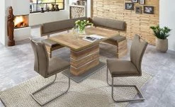 uno Polster-Eckbank Mira | Savannah (Braun) links 145|cm