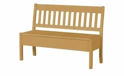 maison bleue Sitzbank mit Stauraum massiv Bendix | laugenfarben 130,9|cm Nein