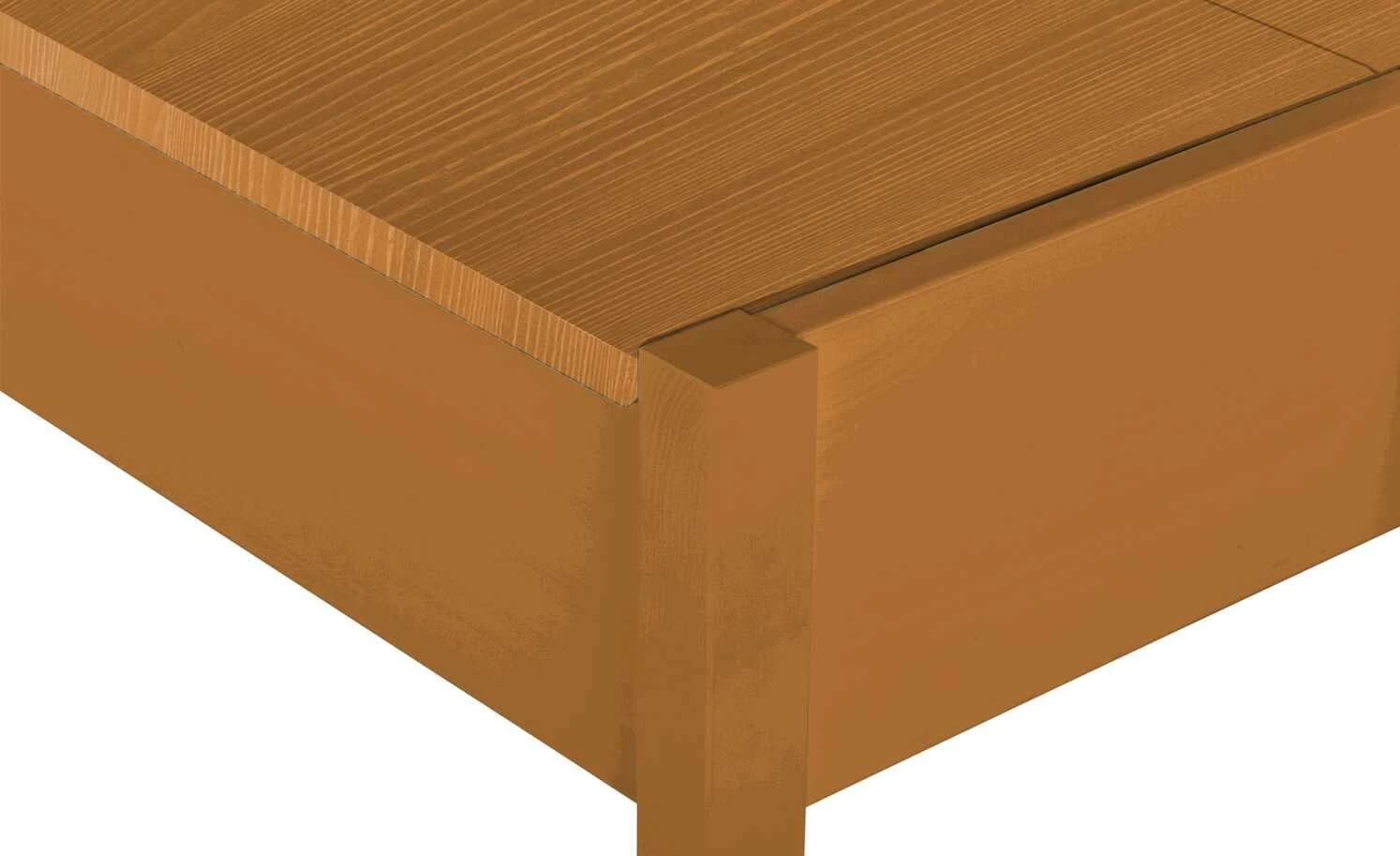 maison bleue Sitzbank mit Stauraum massiv Bendix | bernsteinfarben 130,9|cm Nein 8 maison bleue Sitzbank mit Stauraum massiv Bendix | bernsteinfarben 130,9|cm Nein – Bild 8