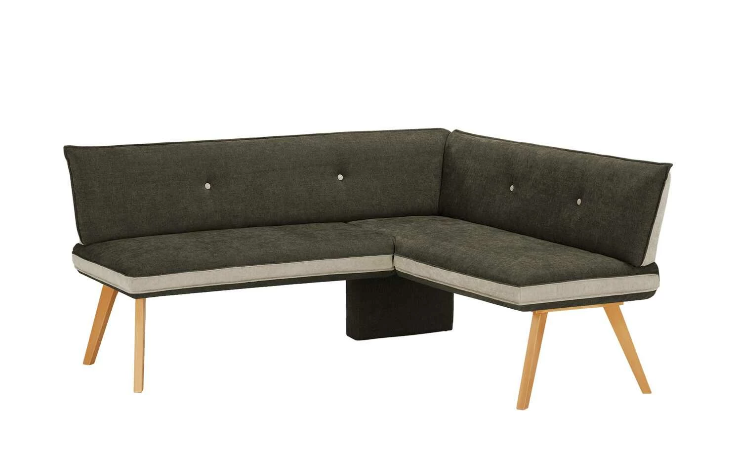 Woodford Eckbank Sunna | Kombi Grey (Grau / Beige) rechts Buche Schenkelmaß: 180 cm 2 Woodford Eckbank Sunna | Kombi Grey (Grau / Beige) rechts Buche Schenkelmaß: 180 cm – Bild 2