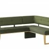 Woodford Polster-Eckbank Scala | Kombi May Fly (Grün) rechts Schenkelmaß: 224 cm