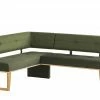 Woodford Polster-Eckbank Scala | Kombi May Fly (Grün) links Schenkelmaß: 192 cm