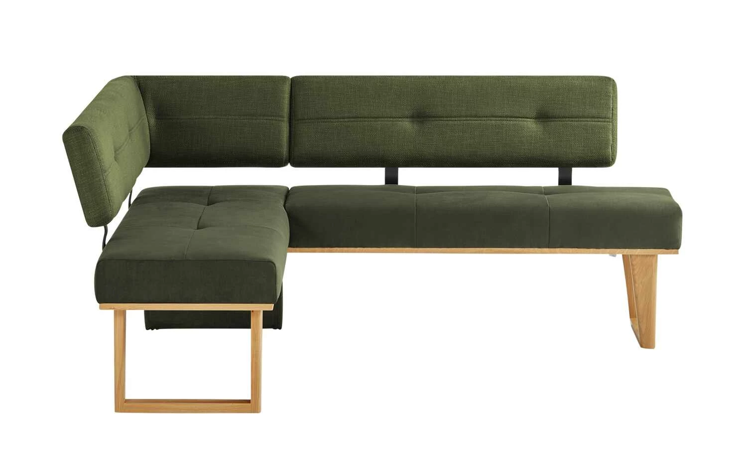 Woodford Polster-Eckbank Scala | Kombi May Fly (Grün) links Schenkelmaß: 192 cm 2 Woodford Polster-Eckbank Scala | Kombi May Fly (Grün) links Schenkelmaß: 192 cm – Bild 2