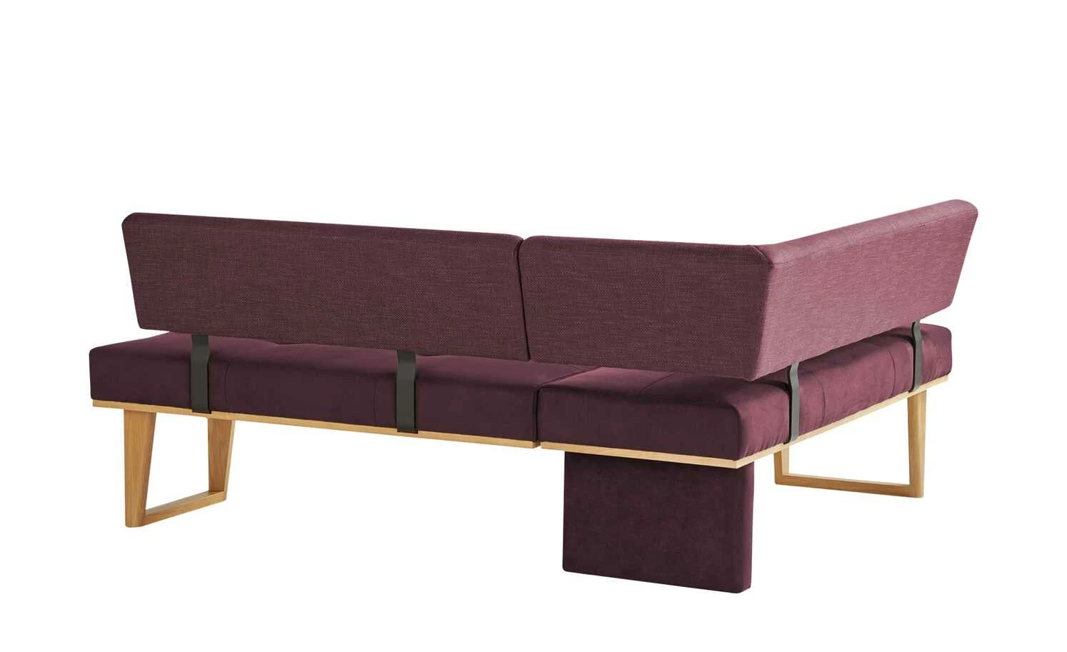 Woodford Polster-Eckbank Scala | Kombi Merlot (Weinrot) links Schenkelmaß: 192 cm 2 Woodford Polster-Eckbank Scala | Kombi Merlot (Weinrot) links Schenkelmaß: 192 cm – Bild 2
