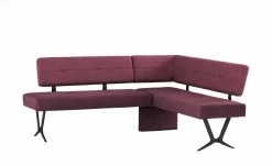 Woodford Polster-Eckbank Scadia | Kombi Merlot (Weinrot) rechts Schenkelmaß: 192 cm