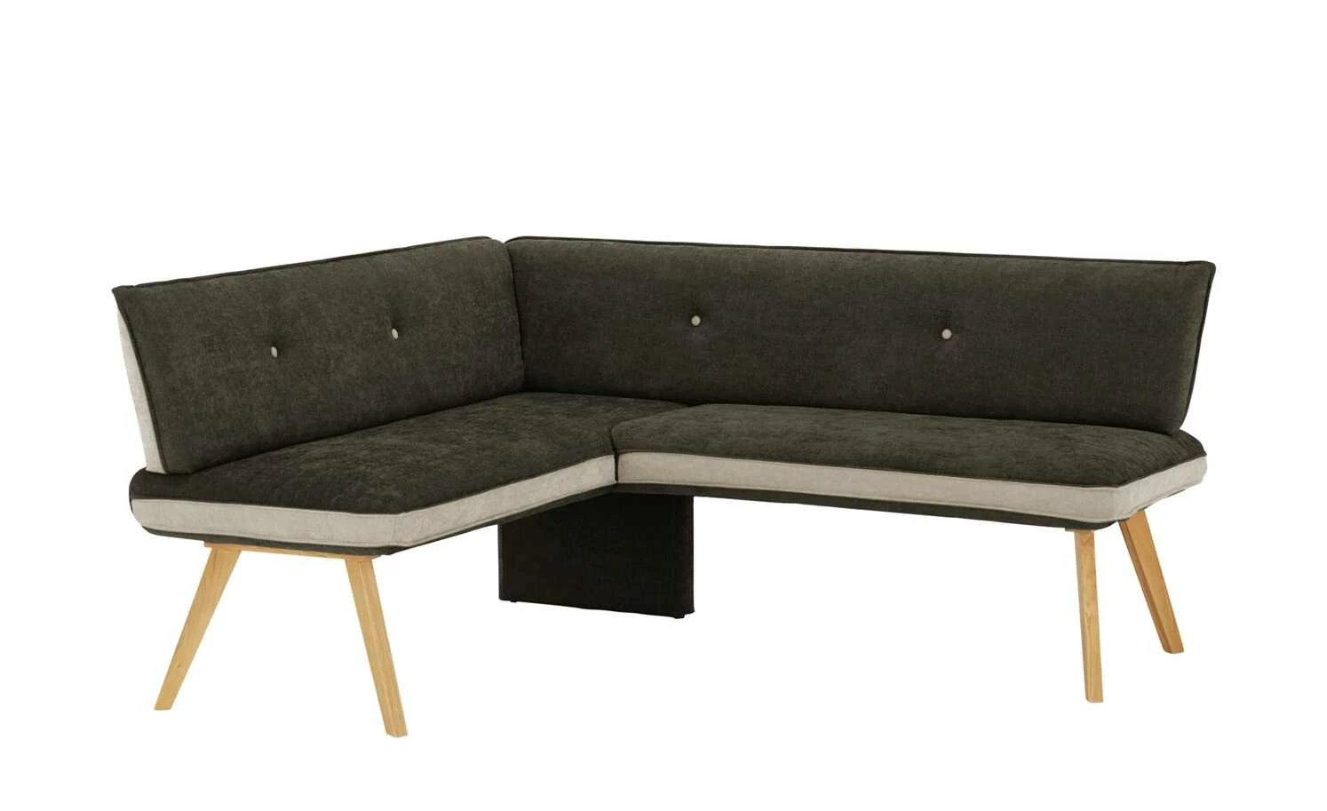 Woodford Eckbank Sunna | Kombi Grey (Grau / Beige) links Eiche Schenkelmaß: 180 cm 1 Woodford Eckbank Sunna | Kombi Grey (Grau / Beige) links Eiche Schenkelmaß: 180 cm