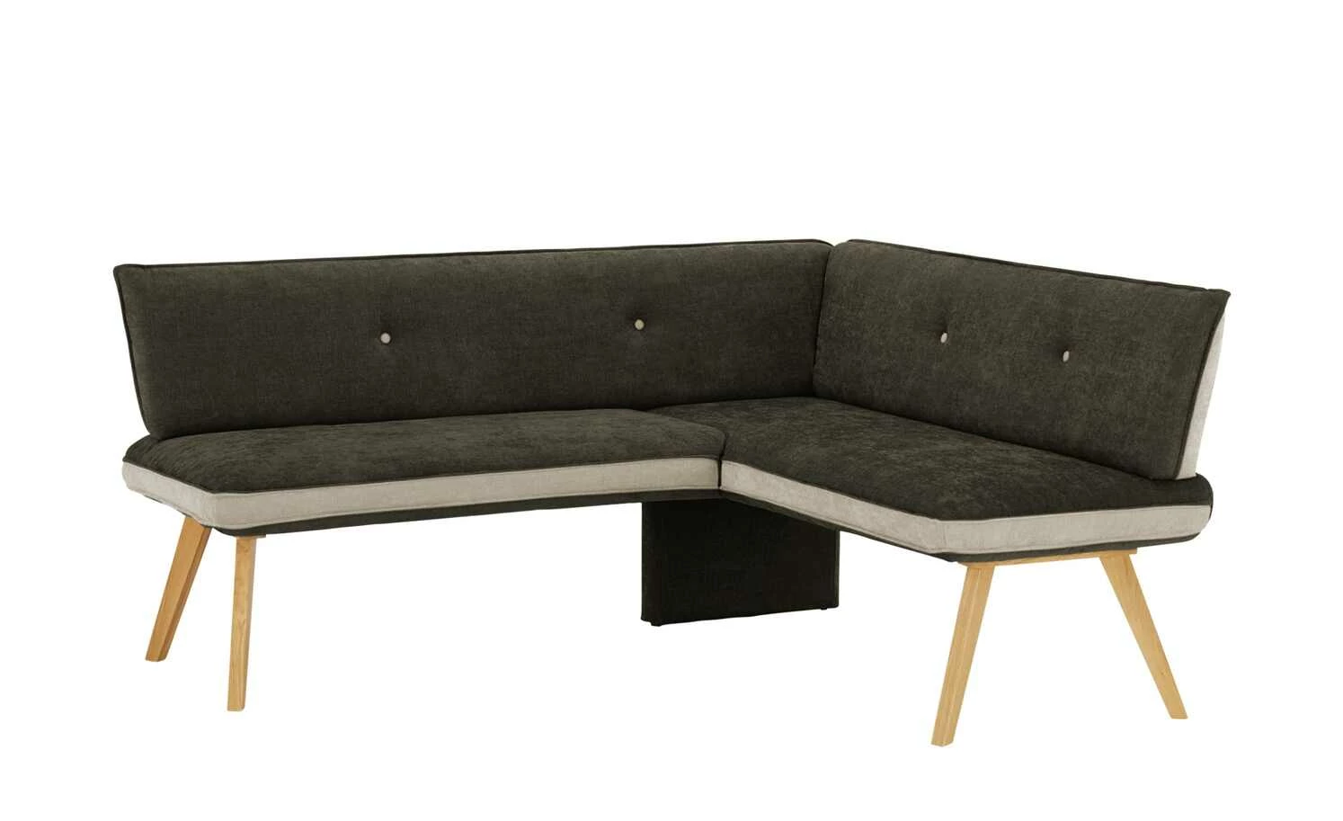 Woodford Eckbank Sunna | Kombi Grey (Grau / Beige) rechts Eiche Schenkelmaß: 180 cm 1 Woodford Eckbank Sunna | Kombi Grey (Grau / Beige) rechts Eiche Schenkelmaß: 180 cm