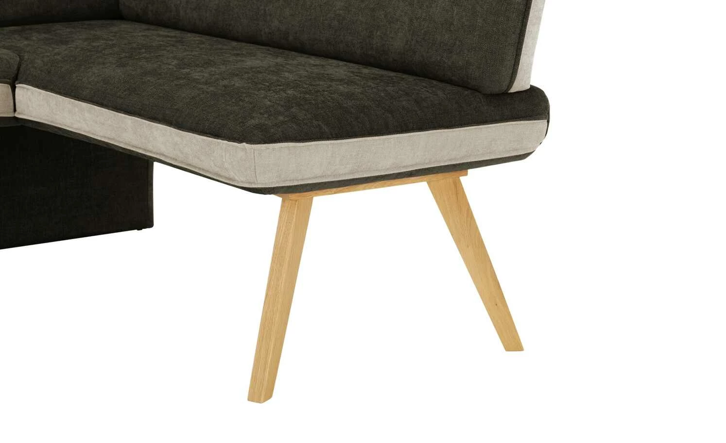 Woodford Eckbank Sunna | Kombi Grey (Grau / Beige) rechts Eiche Schenkelmaß: 180 cm 4 Woodford Eckbank Sunna | Kombi Grey (Grau / Beige) rechts Eiche Schenkelmaß: 180 cm – Bild 4