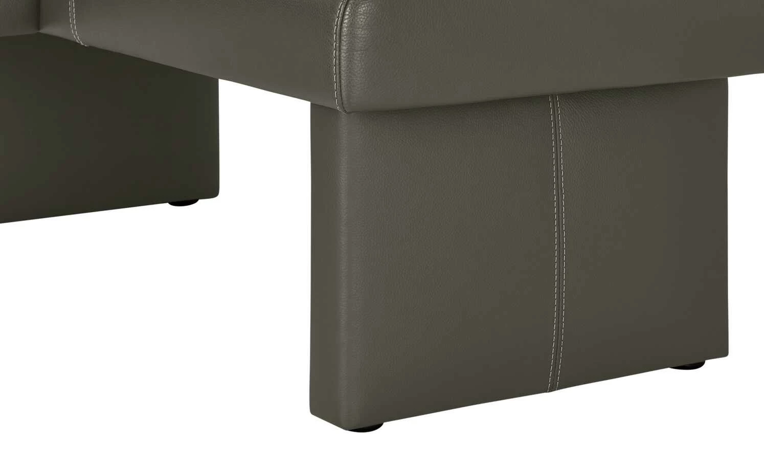 Leder-Eckbank Canto II | Zinn (Grau) links 5 Leder-Eckbank Canto II | Zinn (Grau) links – Bild 5