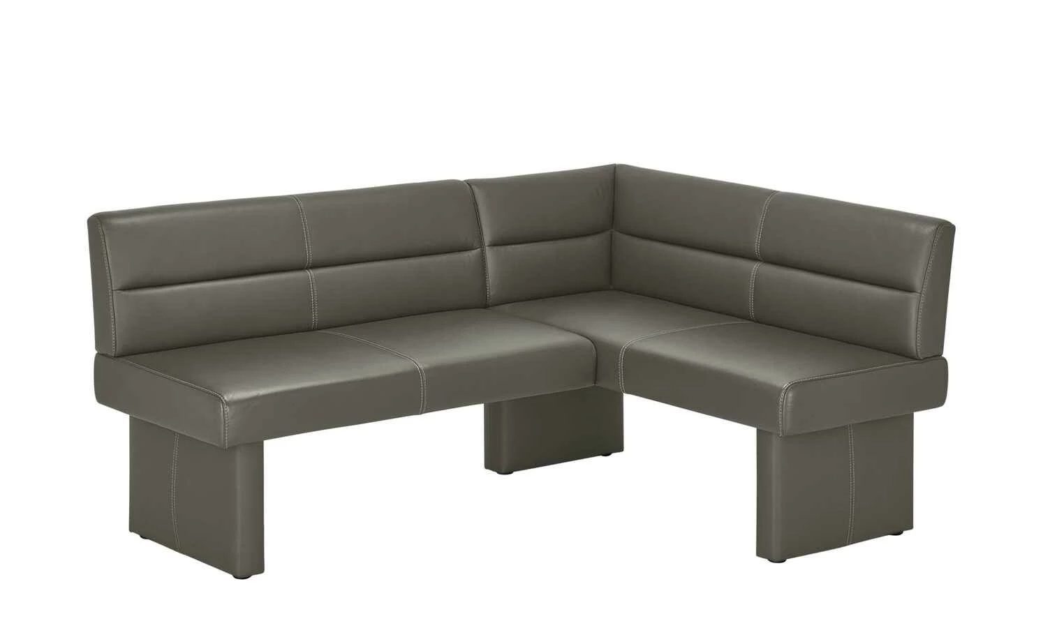 Leder-Eckbank Canto II | Zinn (Grau) links 2 Leder-Eckbank Canto II | Zinn (Grau) links – Bild 2