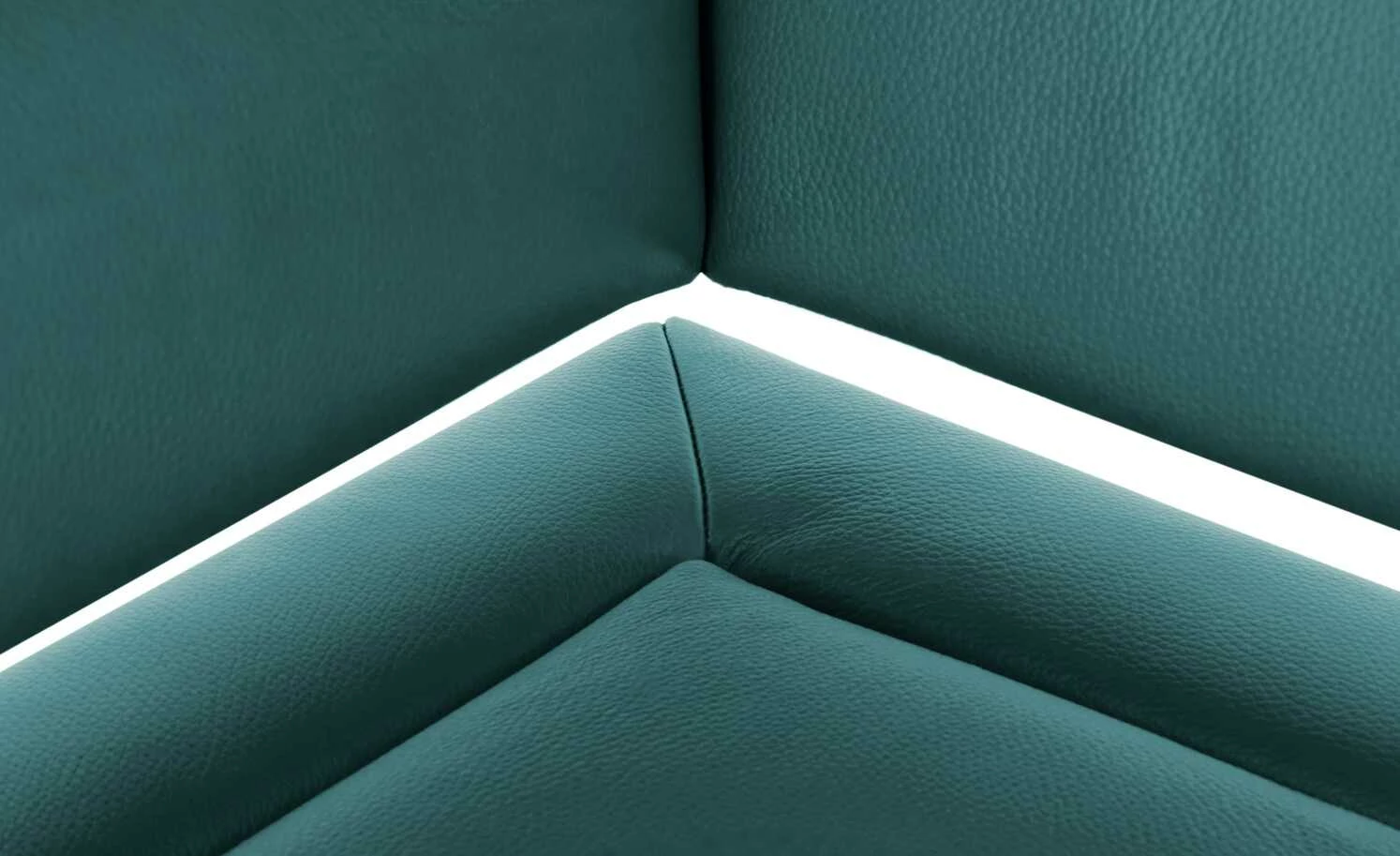 Leder-Eckbank Canto III | Topas (Blau) rechts 8 Leder-Eckbank Canto III | Topas (Blau) rechts – Bild 8