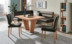 Leder-Eckbank Canto III | Schoko (Braun) rechts