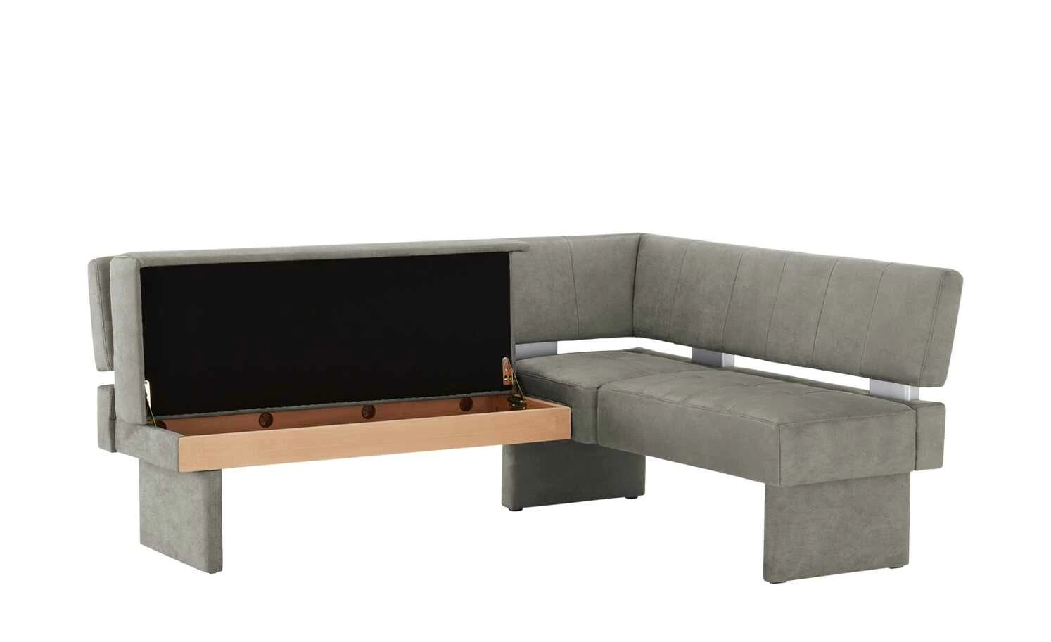 Polster-Eckbank mit Stauraum Casablanca | Lightgrey (Hellgrau) links 2 Polster-Eckbank mit Stauraum Casablanca | Lightgrey (Hellgrau) links – Bild 2
