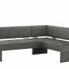 Polster-Eckbank mit Stauraum Casablanca | Anthrazit (Grau) links