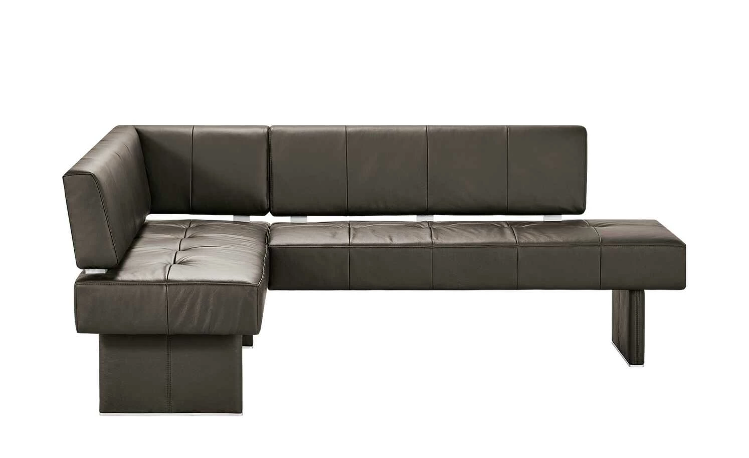 Leder-Eckbank Spider 2 | Schoko (Braun) rechts 2 Leder-Eckbank Spider 2 | Schoko (Braun) rechts – Bild 2