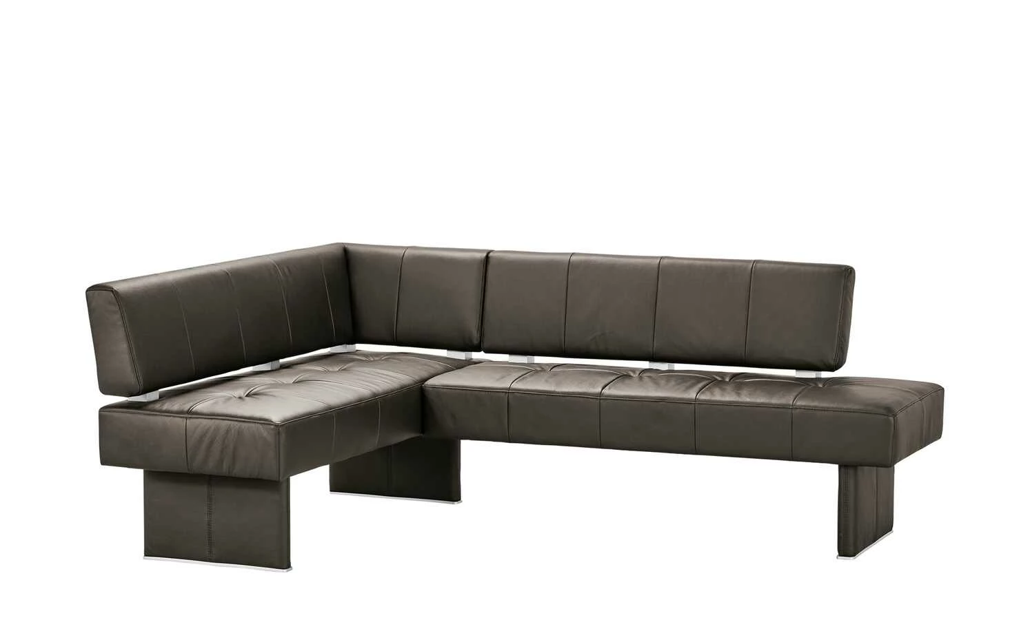 Leder-Eckbank Spider 2 | Schoko (Braun) rechts 1 Leder-Eckbank Spider 2 | Schoko (Braun) rechts