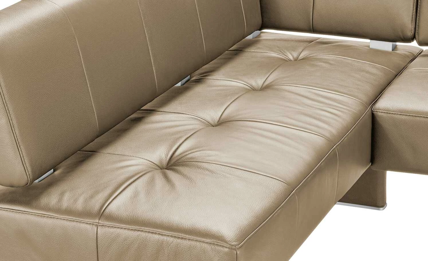 Leder-Eckbank Spider 2 | Smoke (Hellbraun) rechts 5 Leder-Eckbank Spider 2 | Smoke (Hellbraun) rechts – Bild 5