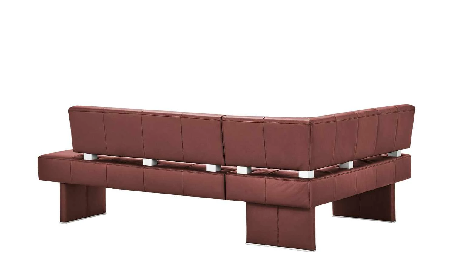 Leder-Eckbank Spider 2 | Bordo (Rot) rechts 6 Leder-Eckbank Spider 2 | Bordo (Rot) rechts – Bild 6
