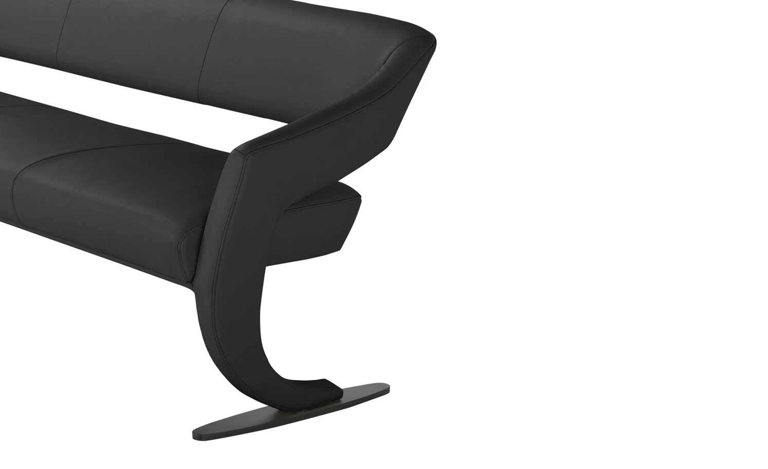 Polsterbank Kingsman | Schwarz 182|cm 3 Polsterbank Kingsman | Schwarz 182|cm – Bild 3