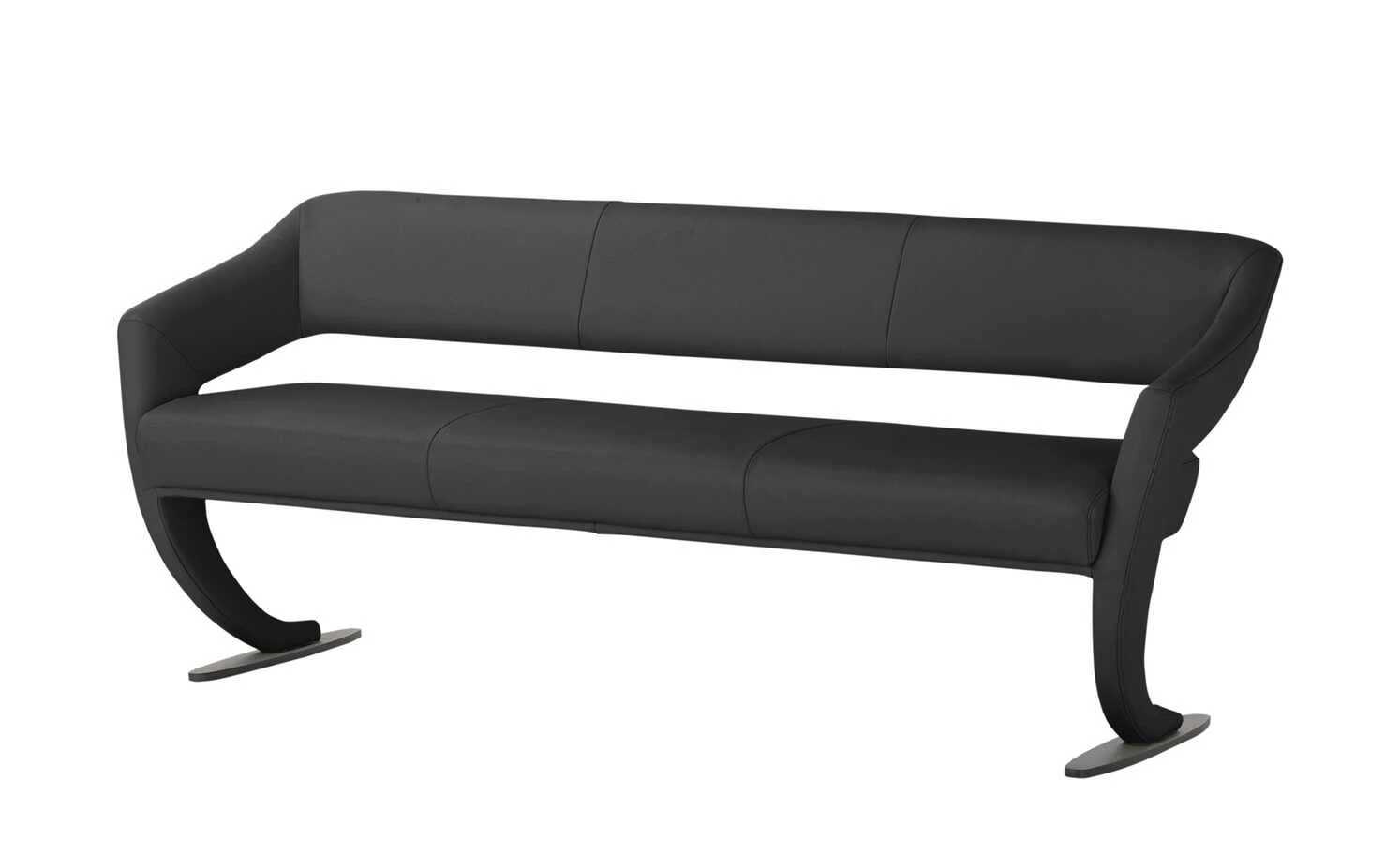 Polsterbank Kingsman | Schwarz 182|cm 1 Polsterbank Kingsman | Schwarz 182|cm