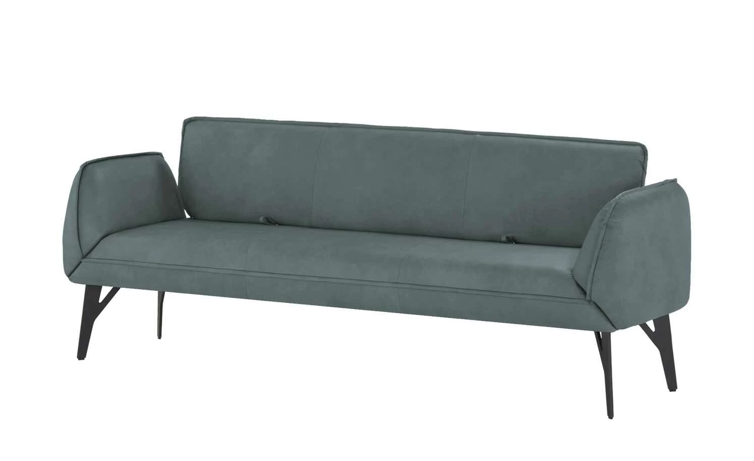 Leder-Funktionsbank Drive | Aqua (Grau-Blau) 218|cm 1 Leder-Funktionsbank Drive | Aqua (Grau-Blau) 218|cm