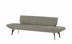 Leder-Funktionsbank Drive | Stahl (Hellgrau) 218|cm -Bänke Verkaufsladen 14308982 9 202105251237