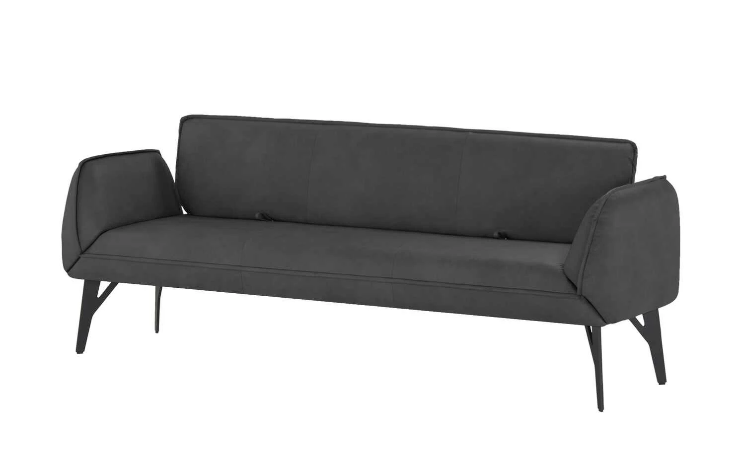 Leder-Funktionsbank Drive | Asphalt (Anthrazit) 218|cm 1 Leder-Funktionsbank Drive | Asphalt (Anthrazit) 218|cm