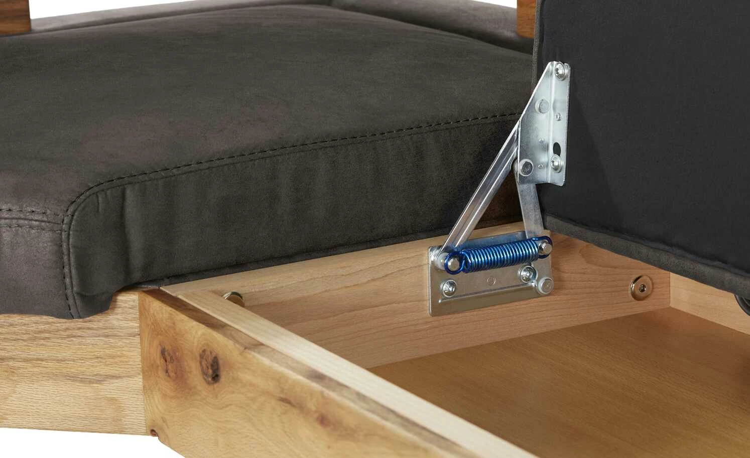 Polster-Eckbank massiv Floyd | Darkbrown (Dunkelbraun) / Kontrastnaht Schwarz rechts 8 Polster-Eckbank massiv Floyd | Darkbrown (Dunkelbraun) / Kontrastnaht Schwarz rechts – Bild 8