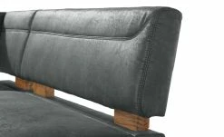 Polster-Eckbank massiv Floyd | Anthrazit / Kontrastnaht Schwarz rechts -Bänke Verkaufsladen 14308995 3 202107302232