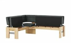 Polster-Eckbank massiv Floyd | Anthrazit / Kontrastnaht Schwarz rechts -Bänke Verkaufsladen 14308995 7 202107302232