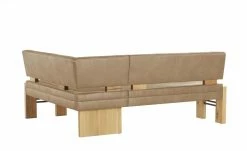 Polster-Eckbank massiv Floyd | Sand (Beige) / Kontrastnaht Beige links -Bänke Verkaufsladen 14308996 2 202107302232