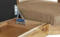 Polster-Eckbank massiv Floyd | Sand (Beige) / Kontrastnaht Beige links -Bänke Verkaufsladen 14308996 5 202107302232