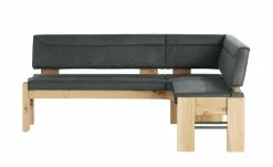 Polster-Eckbank massiv Floyd | Anthrazit / Kontrastnaht Schwarz links -Bänke Verkaufsladen 14308999 8 202107302232