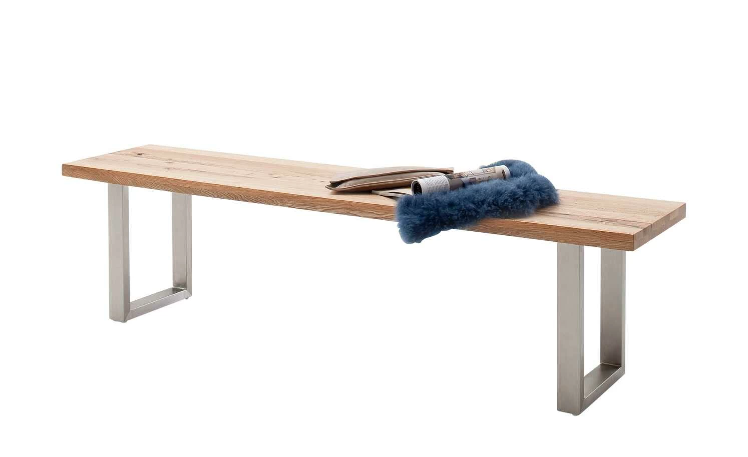 Woodford Kufensitzbank massiv Lavello | Edelstahl 160|cm 2 Woodford Kufensitzbank massiv Lavello | Edelstahl 160|cm – Bild 2